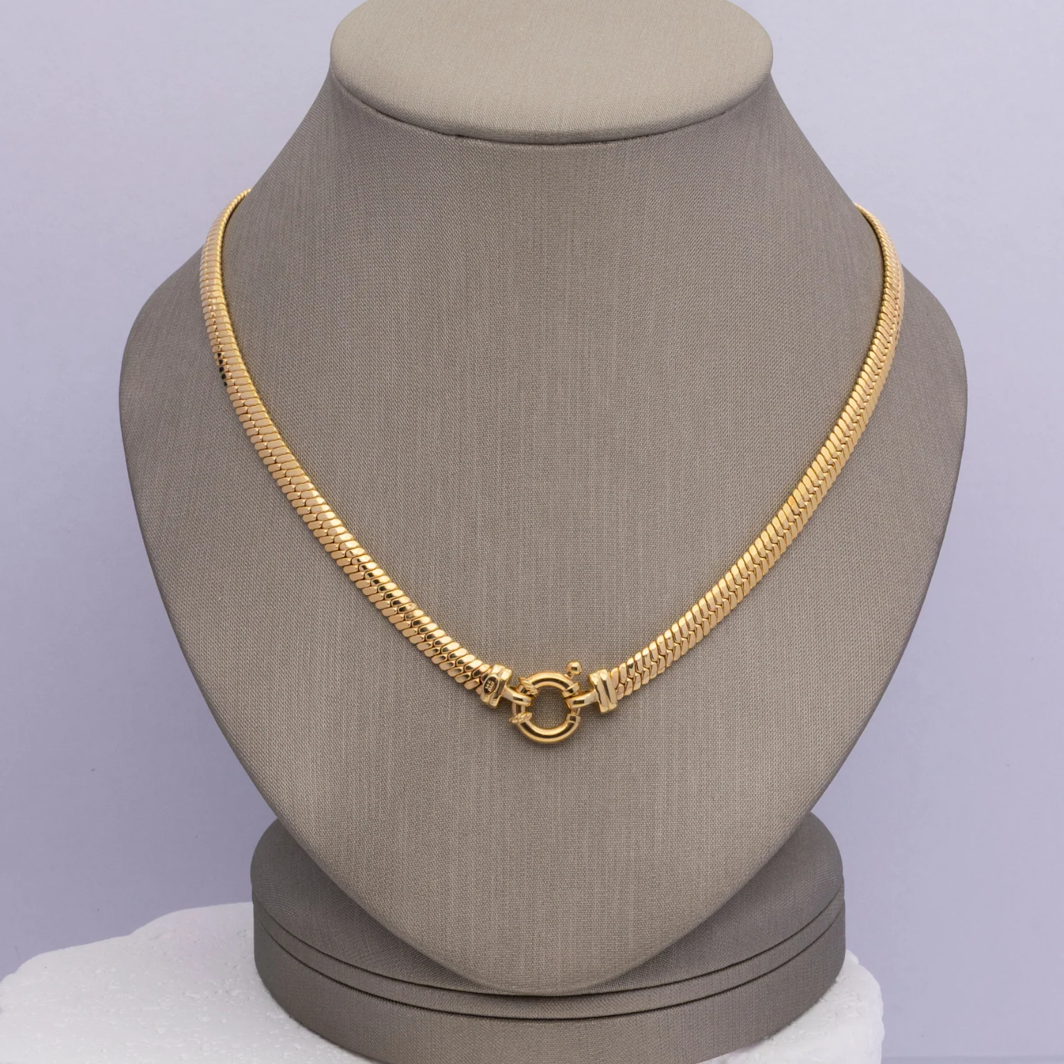 14k Cuban Link Necklace - Lock in Style - Image 4
