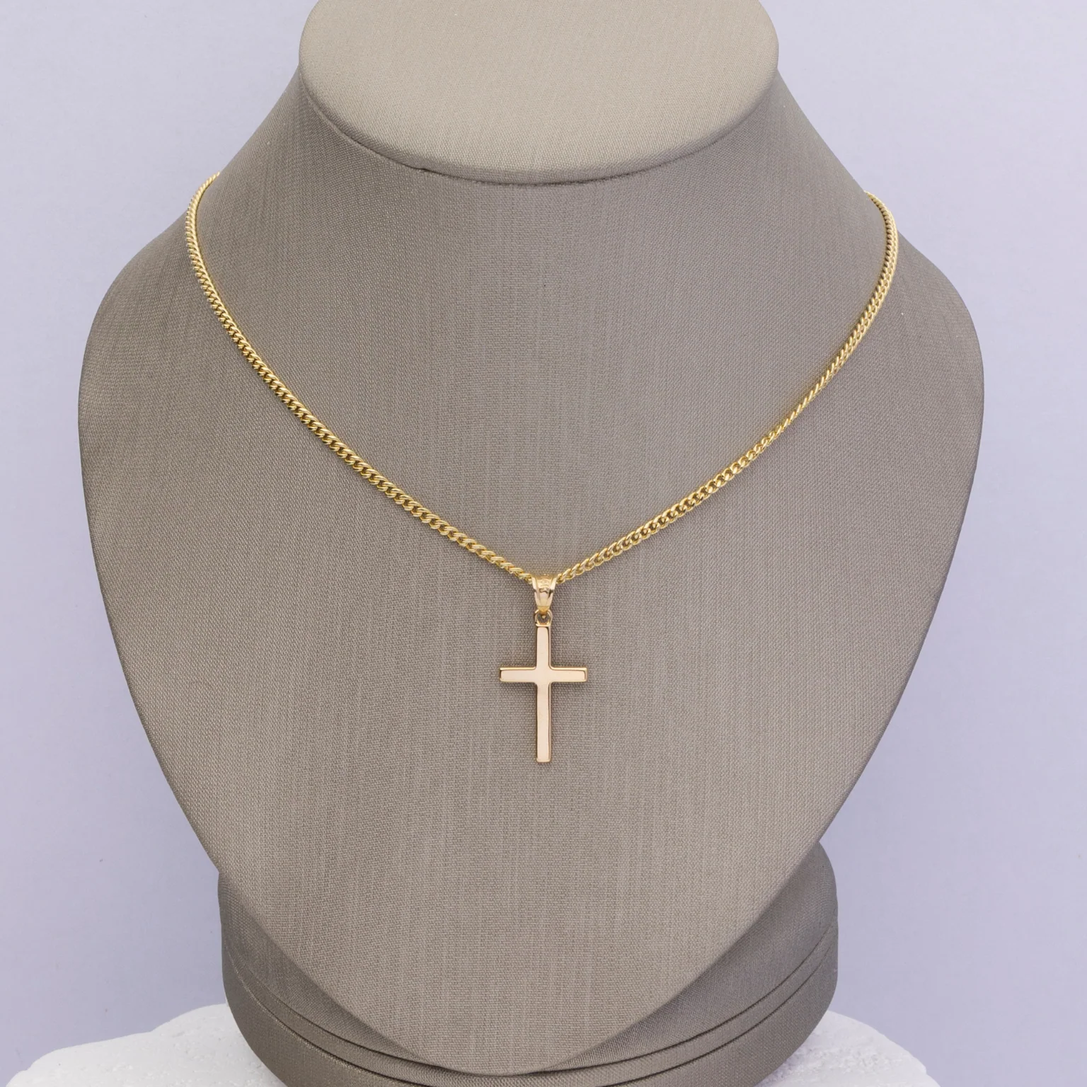 14k / 10k Cuban Link with Cross Pendant — All Time Best Seller - Image 5