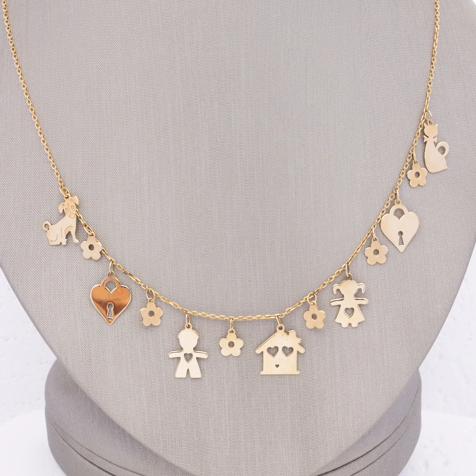 14k Family Necklace - Forever Together - Image 3