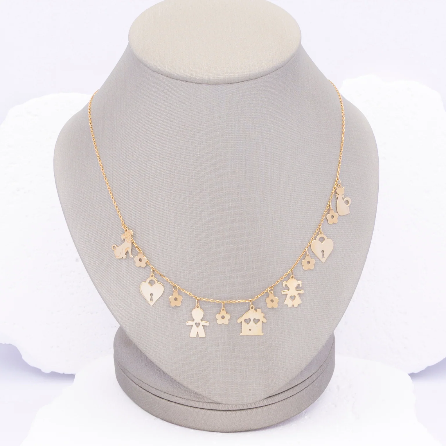 14k Family Necklace - Forever Together - Image 4