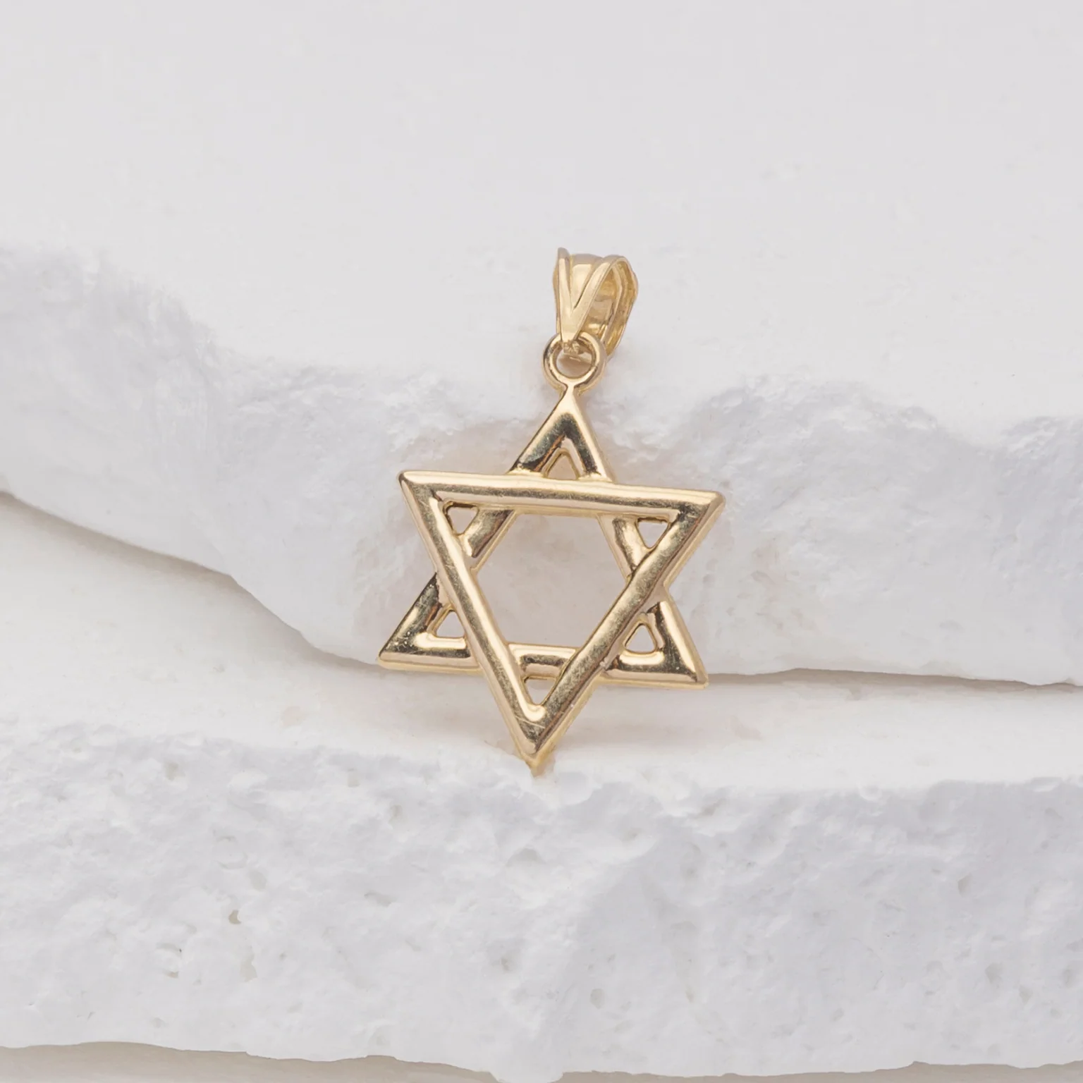 14k Star of David Pendant – Timeless Elegance - Image 3