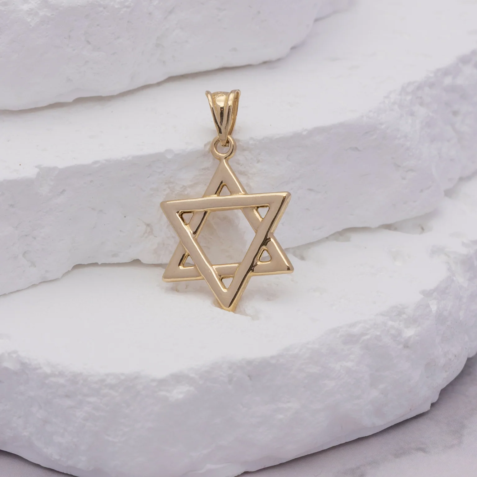 14k Star of David Pendant – Timeless Elegance - Image 4