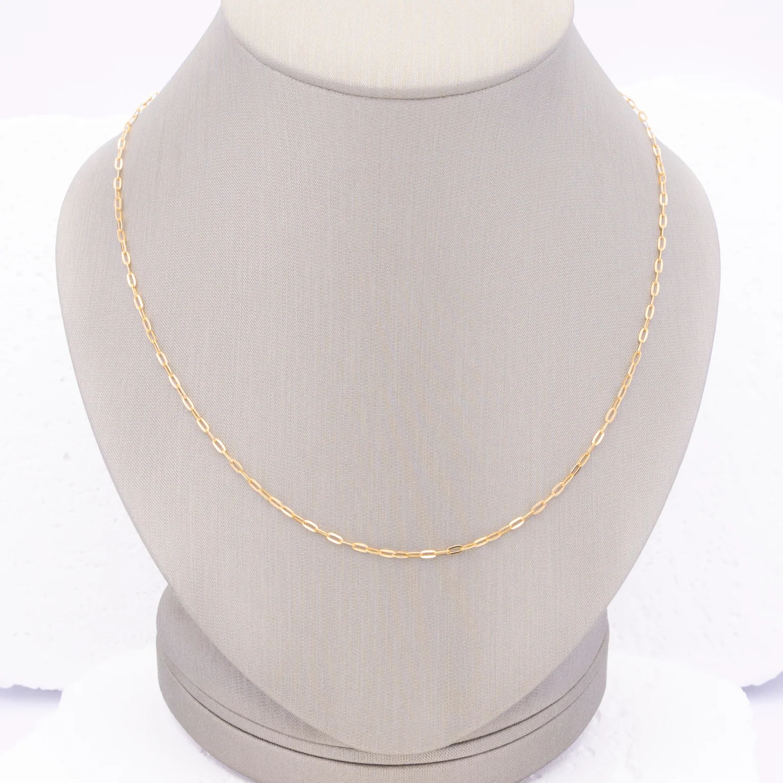 14k Thin Clip Chain - Delicate Power - Image 4