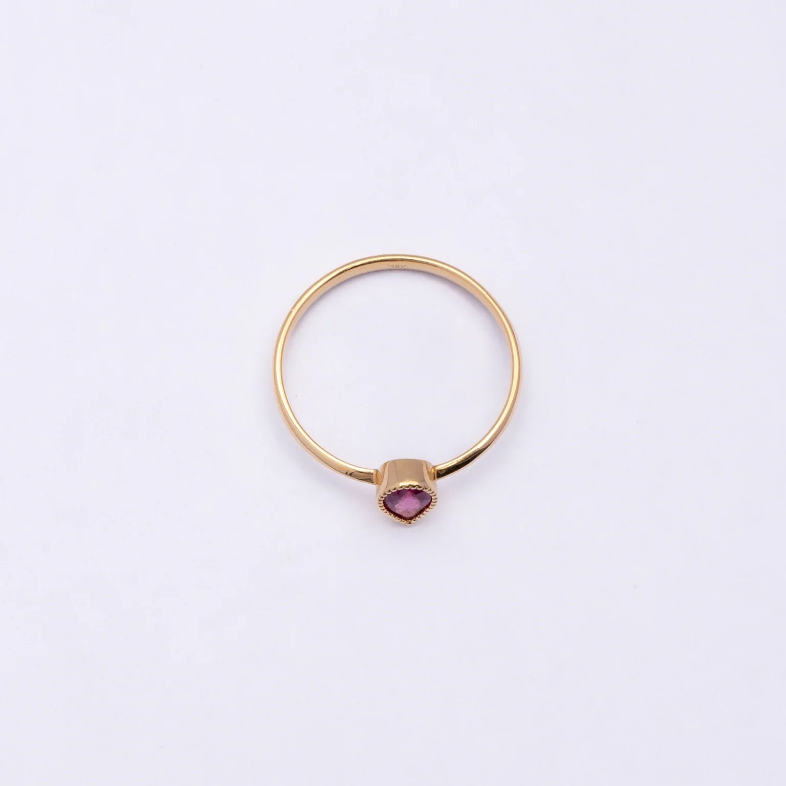 18k Gold Ring with Emerald & Ruby – A Touch of Color - Image 5